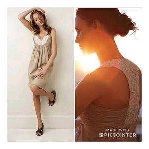 ‘09 Anthro Sweet Olive Dress